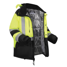 Ergodyne GloWear 8390 Type R Class 3 Heat Reflective Lined Safety Jacket - Yellow/Lime