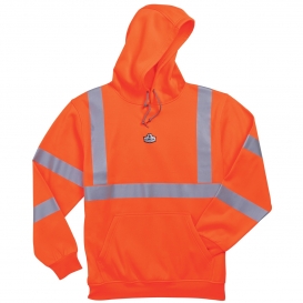 Ergodyne GloWear 8393 Type R Class 3 Hooded Sweatshirt - Orange