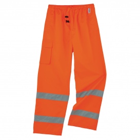 Ergodyne GloWear 8915 Class E Breathable Rain Pants - Orange