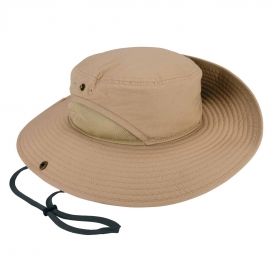Ergodyne 8936 Chill-Its Lightweight Ranger Hat with Mesh Paneling - Khaki