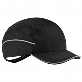 Ergodyne Skullerz 8955 Lightweight Bump Cap Hat - Short Brim - Black