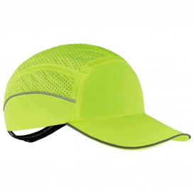Ergodyne Skullerz 8955 Lightweight Bump Cap Hat - Long Brim - Lime