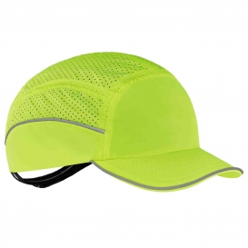 Ergodyne Skullerz 8955 Lightweight Bump Cap Hat - Short Brim - Lime