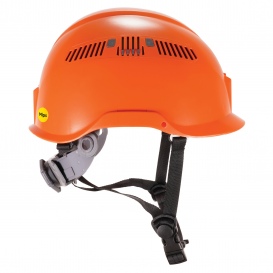 Ergodyne Skullerz 8975 Cap Style Vented Hard Hat with MIPS Technology - Ratchet Suspension - Orange
