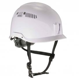 Ergodyne Skullerz 8975 Cap Style Vented Hard Hat - Ratchet Suspension - White