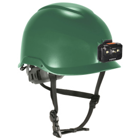 Ergodyne Skullerz 8976LED Type 2 Class E Safety Helmet with LED Light - Green