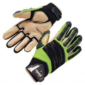 Ergodyne ProFlex 924LTR Leather-Reinforced Hybrid Dorsal Impact-Reducing Glove