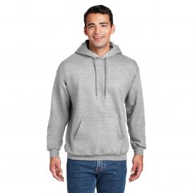 Hanes F170 Ultimate Cotton Pullover Hooded Sweatshirt - Ash