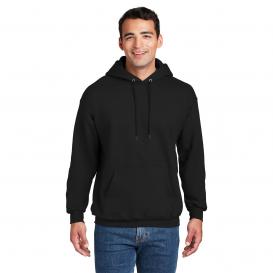 Hanes F170 Ultimate Cotton Pullover Hooded Sweatshirt - Black