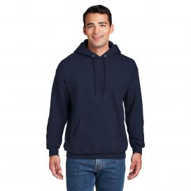 Hanes F170 Ultimate Cotton Pullover Hooded Sweatshirt - Navy