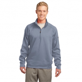 Sport-Tek F247 Tech Fleece 1/4-Zip Pullover Sweatshirt - Grey Heather