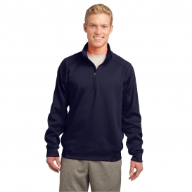 Sport-Tek F247 Tech Fleece 1/4-Zip Pullover Sweatshirt - True Navy
