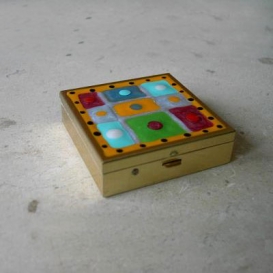 Multi-colored Pill Box