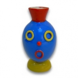 Bud Face Vase - Blue