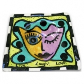 Live Laugh Love Plate - Small