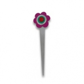 Flower Bookmark - Hot Pink