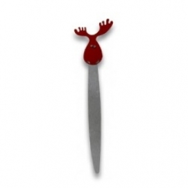 Moose Bookmark - Orange