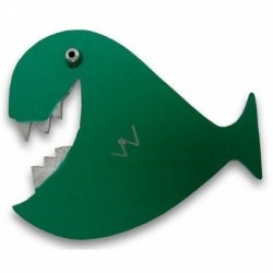 Whale Pin - Green