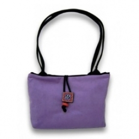 Ultrasuede Medium Box Bag - Lavender