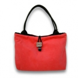 Ultrasuede Medium Box Bag - Poppy