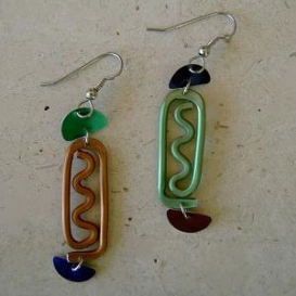 Asymmetric Earrings - Sylvi\'s Colors
