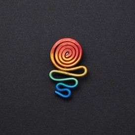 Swirl Pin 8