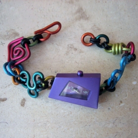 Rhomboid Face Watch - Lavender