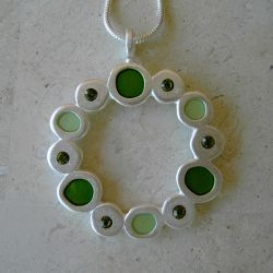 Prague Necklace - Green