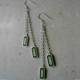 Capri Earrings - Green