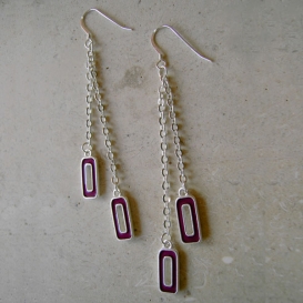 Capri Earrings - Purple