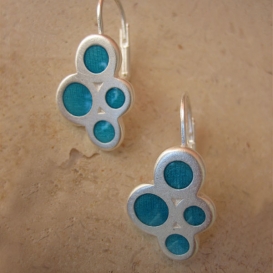 Stella Earrings - Blue