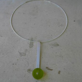 Drop Pendant Necklace - Green