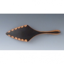 Flame Blackened Fluted Pie Server