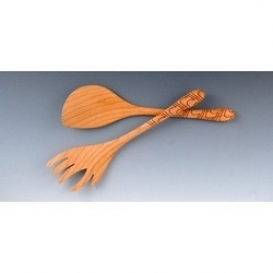 Scribble Forked Salad Set - Large