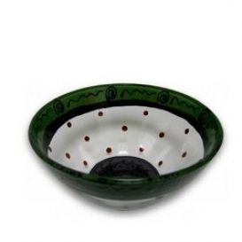 Purple & Green Glass Bowl
