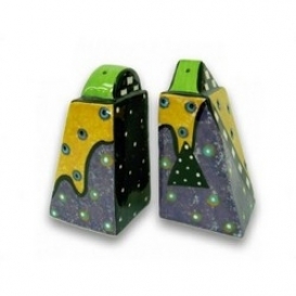 Yellow & Purple Salt & Pepper Set