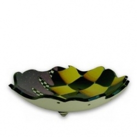 Harlequin Cut Rim Salad Bowl