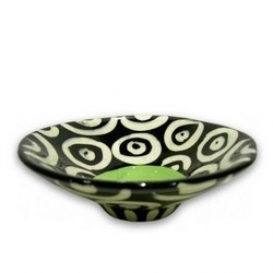 Small Flared Dish - Green