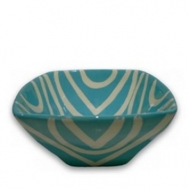 Small Square Bowl - Light Blue