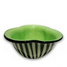 Small Trifoil Bowl - Green