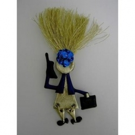 Business Woman Wild Woman Pin