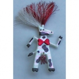 Cow Wild Woman Pin