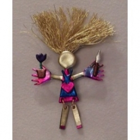 Gardener Wild Woman Pin