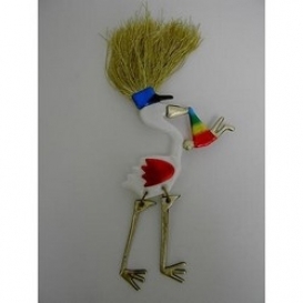 Stork Wild Woman Pin