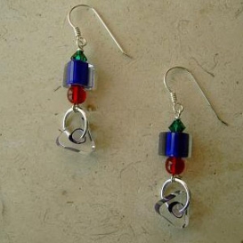 Dangle Earrings - Primary Colors