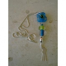 Blue Slide Lariat Necklace