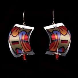 Hanging Earrings - Autumn Curves
