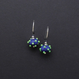 Raised Dot and Wire Earrings