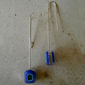 Daddy Long Leg Earrings - Lapis Blue