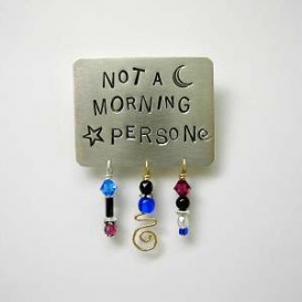 Not A Morning Person Pin